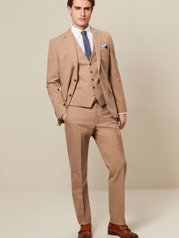 Next Suit Vest in Brown