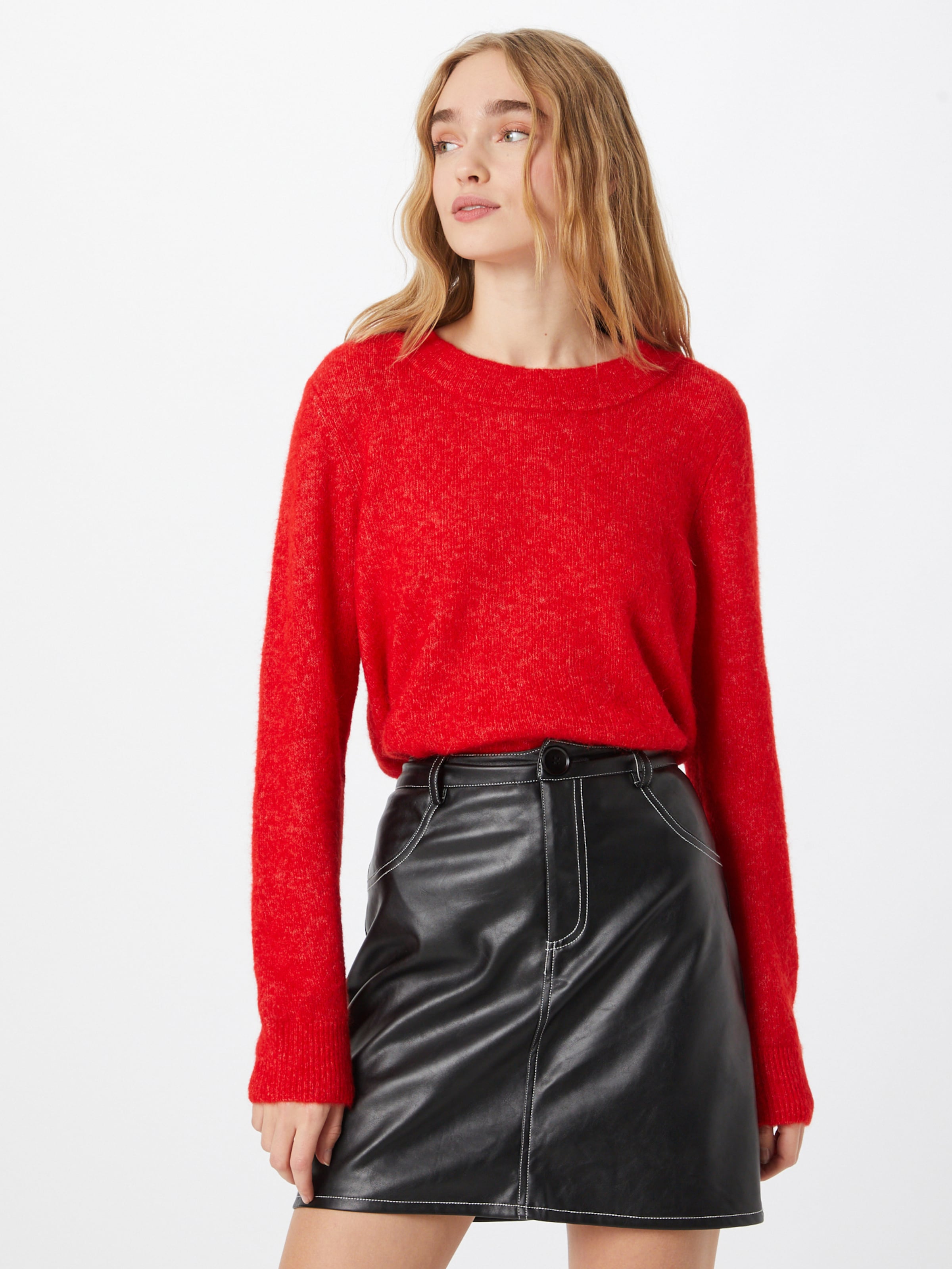 Frauen Pullover & Strick OBJECT Pullover 'NETE' in Hellrot - DV77525 Frauen Pullover & Strick OBJECT Pullover 'NETE' in Hellrot - DV77525