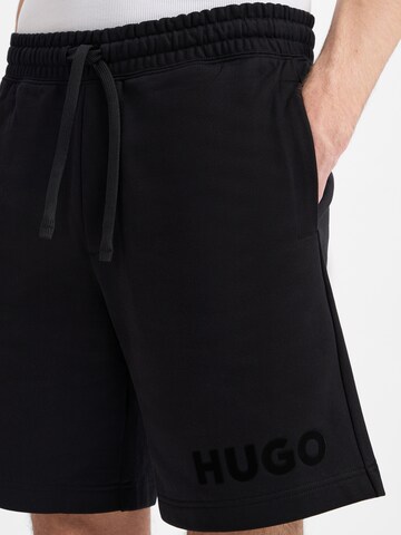 HUGO Loosefit Shorts 'Dinkoe' in Schwarz