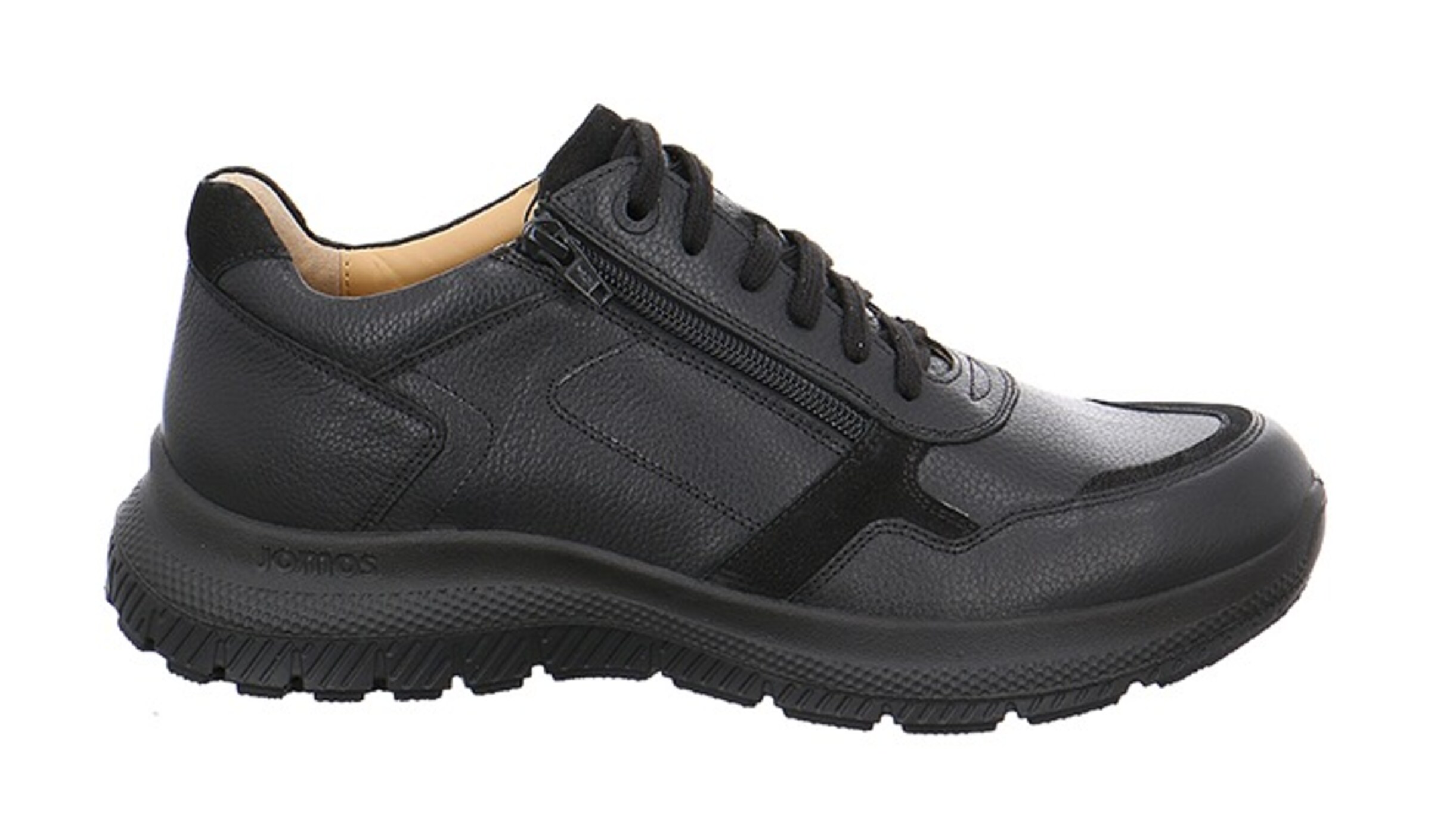 JOMOS Sportlicher Schnürschuh in Schwarz: Vorderseite