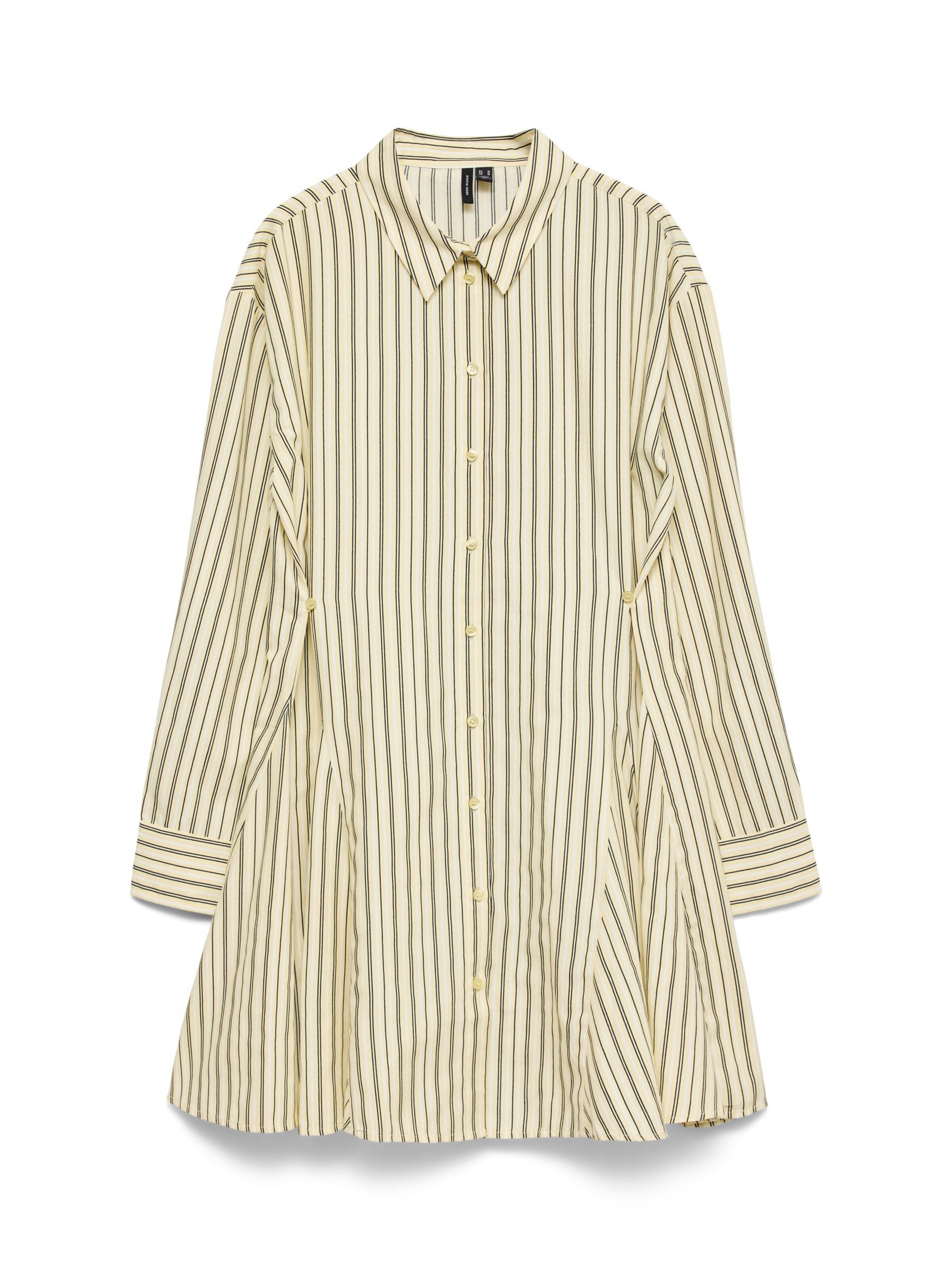 VERO MODA - Vestido camisero 'VMSiena' en amarillo: frente