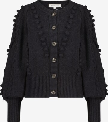 Fabienne Chapot Knit Cardigan 'Pop' in Black: front