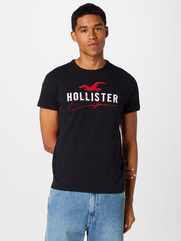 HOLLISTER T-Shirt in Schwarz: predná strana