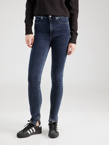 Calvin Klein Jeans - Skinny Vaquero en azul: frente