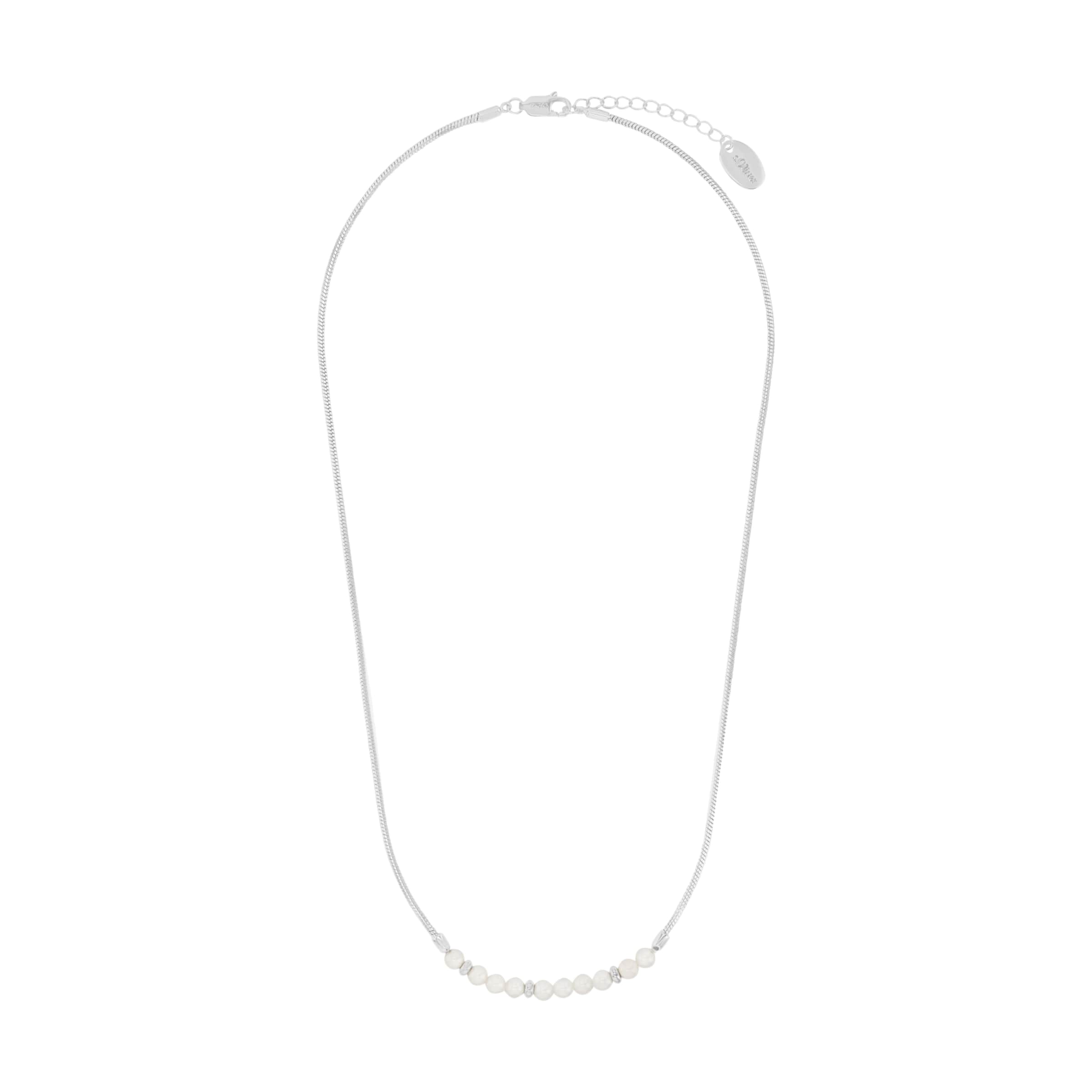 s.Oliver Necklace in Silver: front