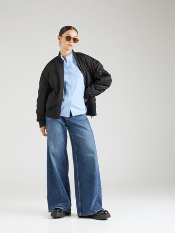 Soft Rebels Bluse 'Gabi' (GOTS) in Blau