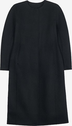 GOBI Cashmere Välikausitakki 'Oval-Sleeve Cashmere Coat' värissä musta: etupuoli