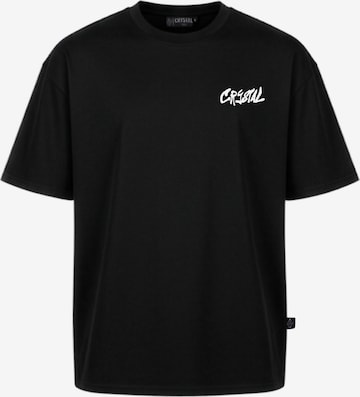 Crystal Paris Shirt 'Shine' in Zwart: voorkant