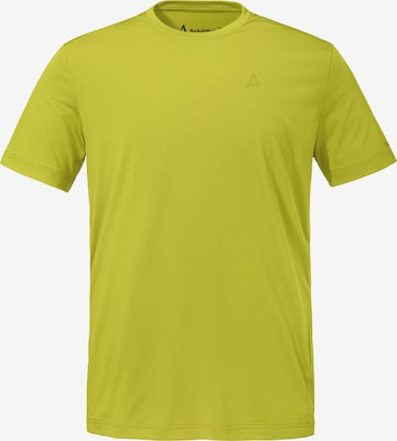 T-Shirt fonctionnel 'Chipoma' Schöffel en jaune : devant