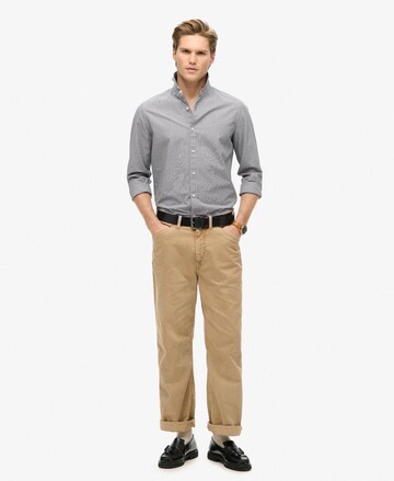 Coupe slim Chemise Superdry en gris