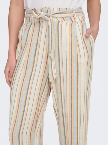 ONLY Wide leg Pleat-Front Pants 'Caro' in Mixed colors