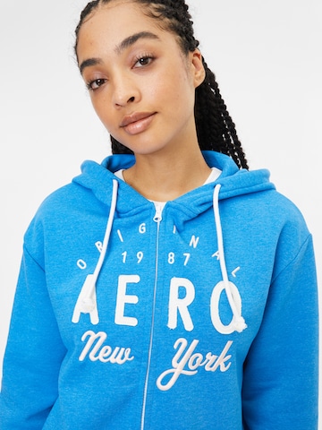 AÉROPOSTALE Sweatjacke in Blau