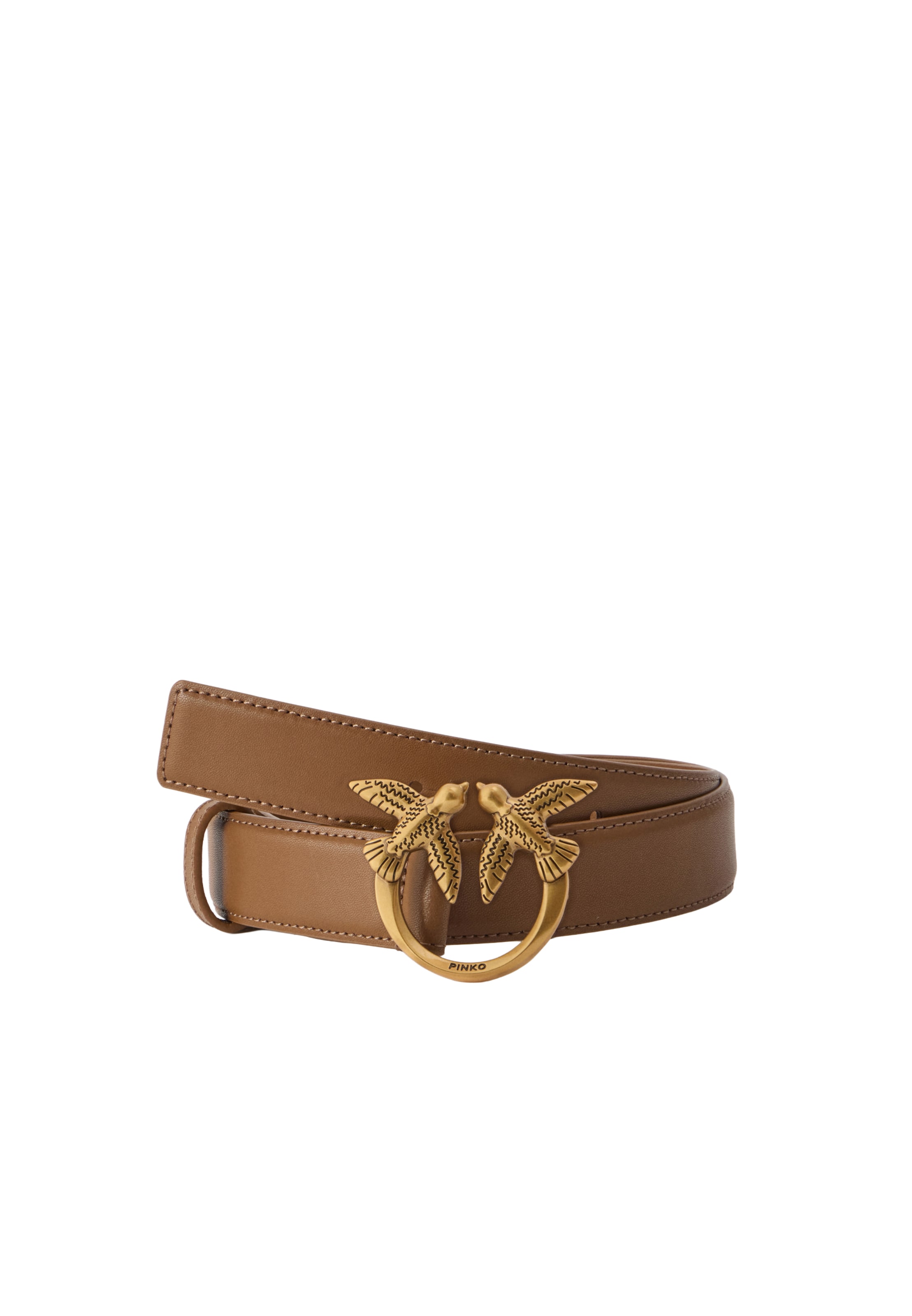 PINKO Belt 'LOVE BERRY' in Brown: front