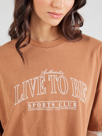 Tricou 'YOGAPA' de la LTB pe bej