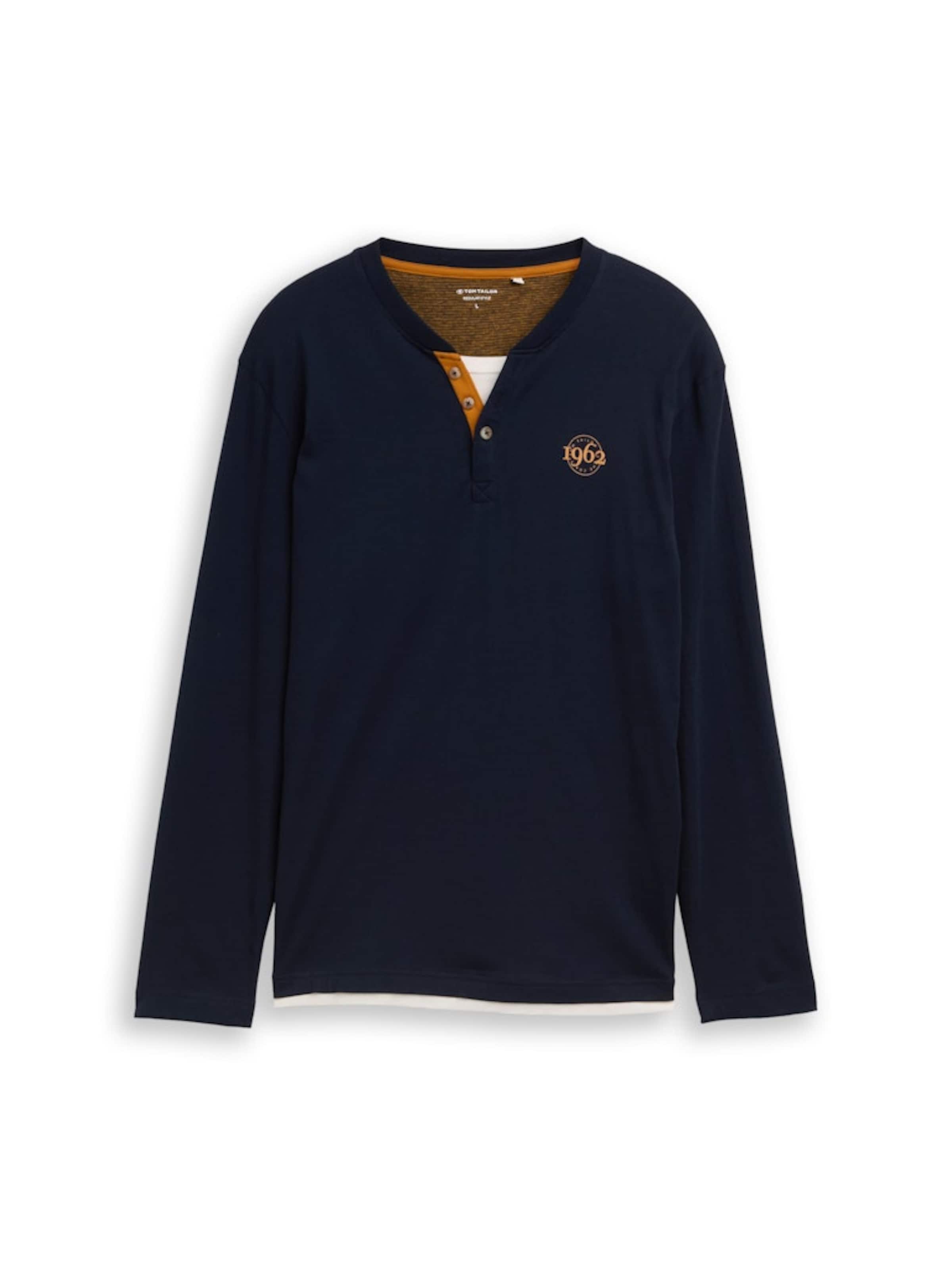 TOM TAILOR Tričko - Modrá: predná strana