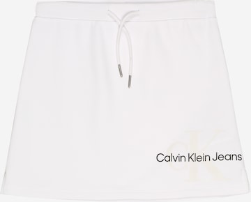 Calvin Klein Jeans Skirt in White: front