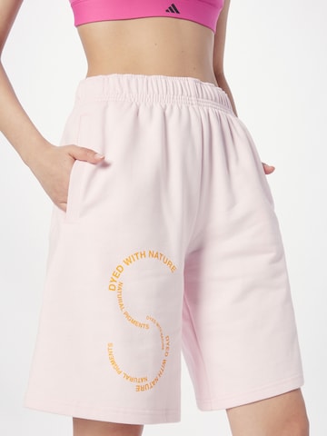 ADIDAS BY STELLA MCCARTNEY Loosefit Παντελόνι φόρμας σε ροζ