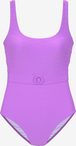 SUNSEEKER Swimsuit in Purple: front