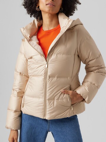 VERO MODA Between-Season Jacket 'Ebony' in Beige