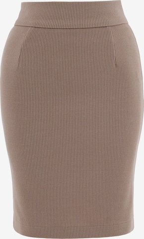 FRESHLIONS Skirt in Beige: front