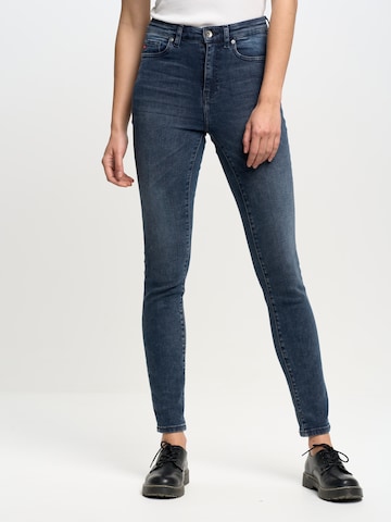 BIG STAR Skinny Jeans 'CLARA' in Blauw: voorkant