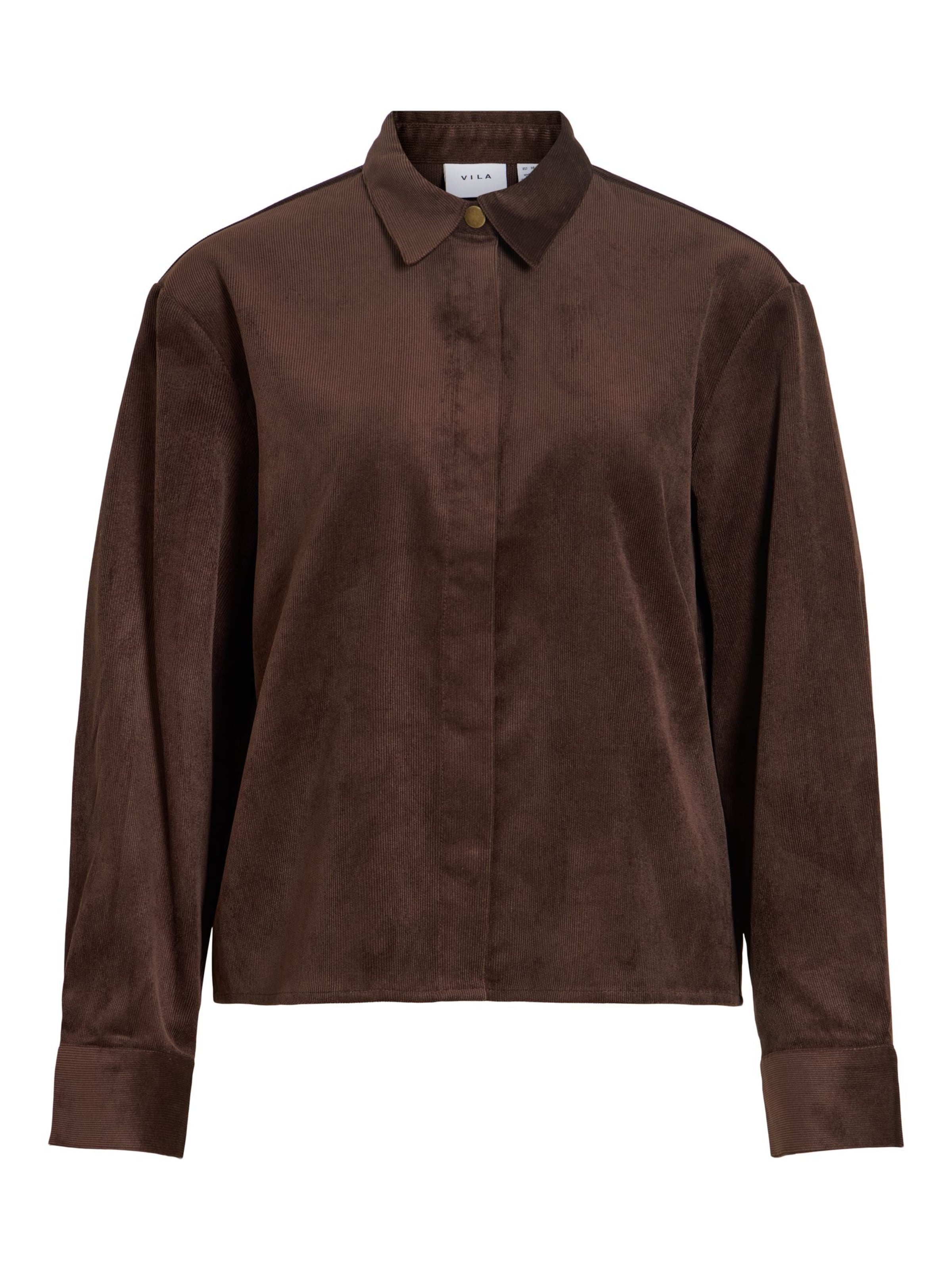 VILA Bluse 'VICourdie' i brun: forside