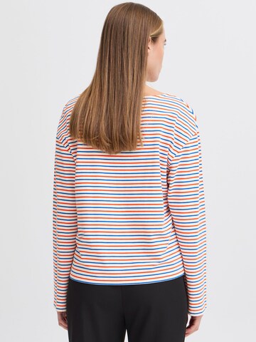 ICHI Shirt 'BOATNECK LS ' in Beige