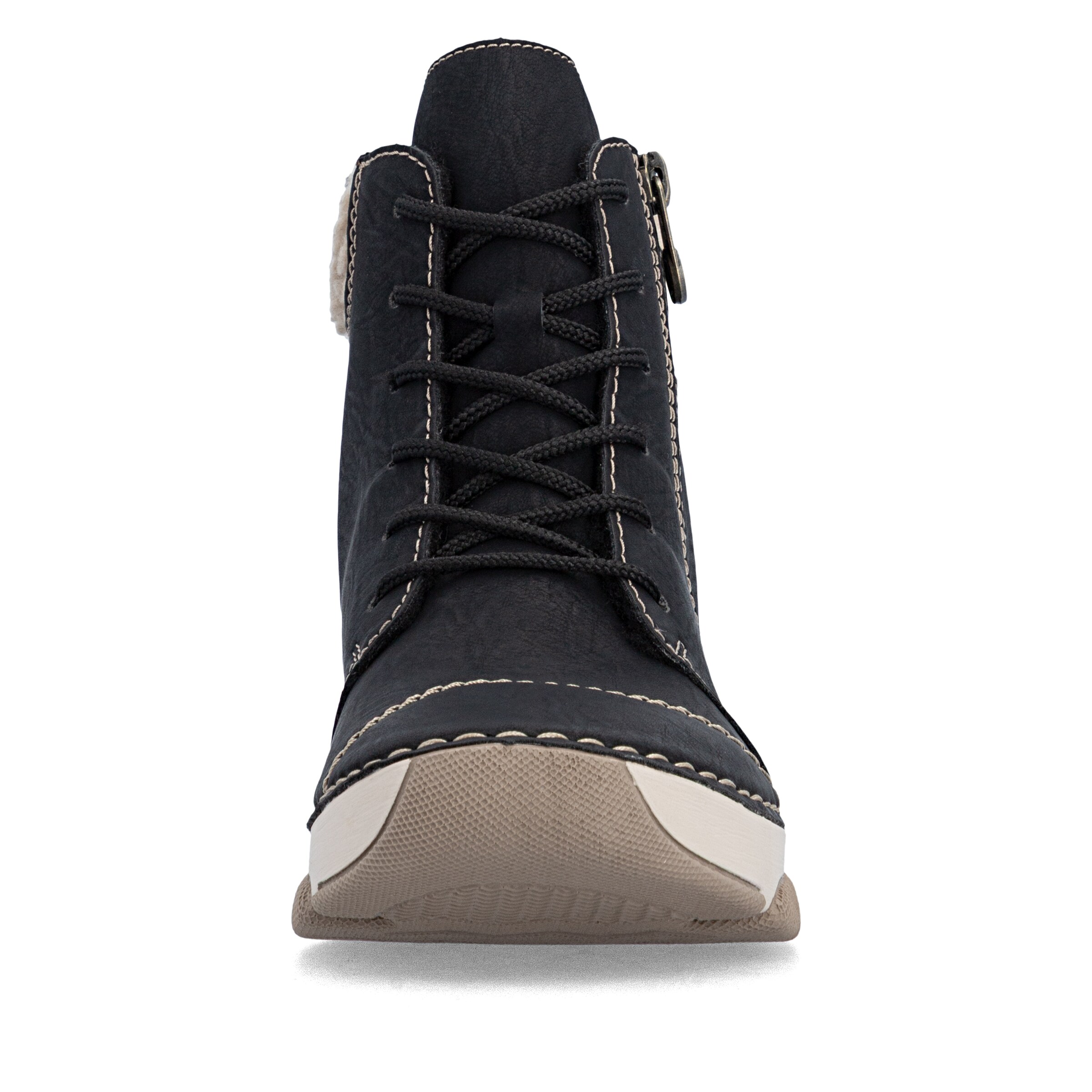 Bottines à lacets Rieker en noir