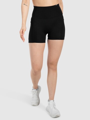 Smilodox Slim fit Sports trousers ' Josie ' in Black: front