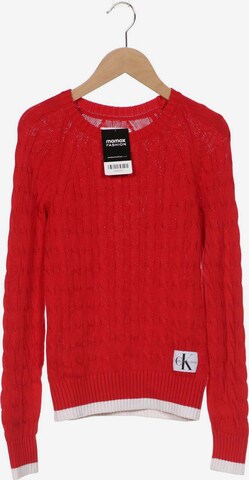 Calvin Klein Jeans Sweater & Cardigan in XS in Red: front