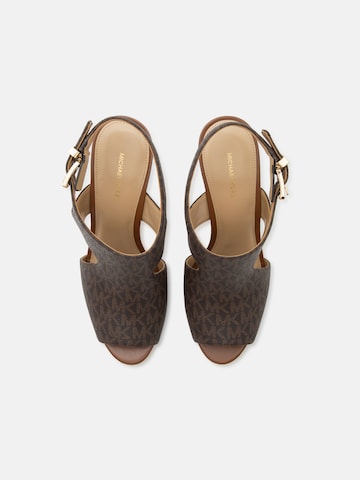 MICHAEL Michael Kors Sandály 'HARPER' – hnědá