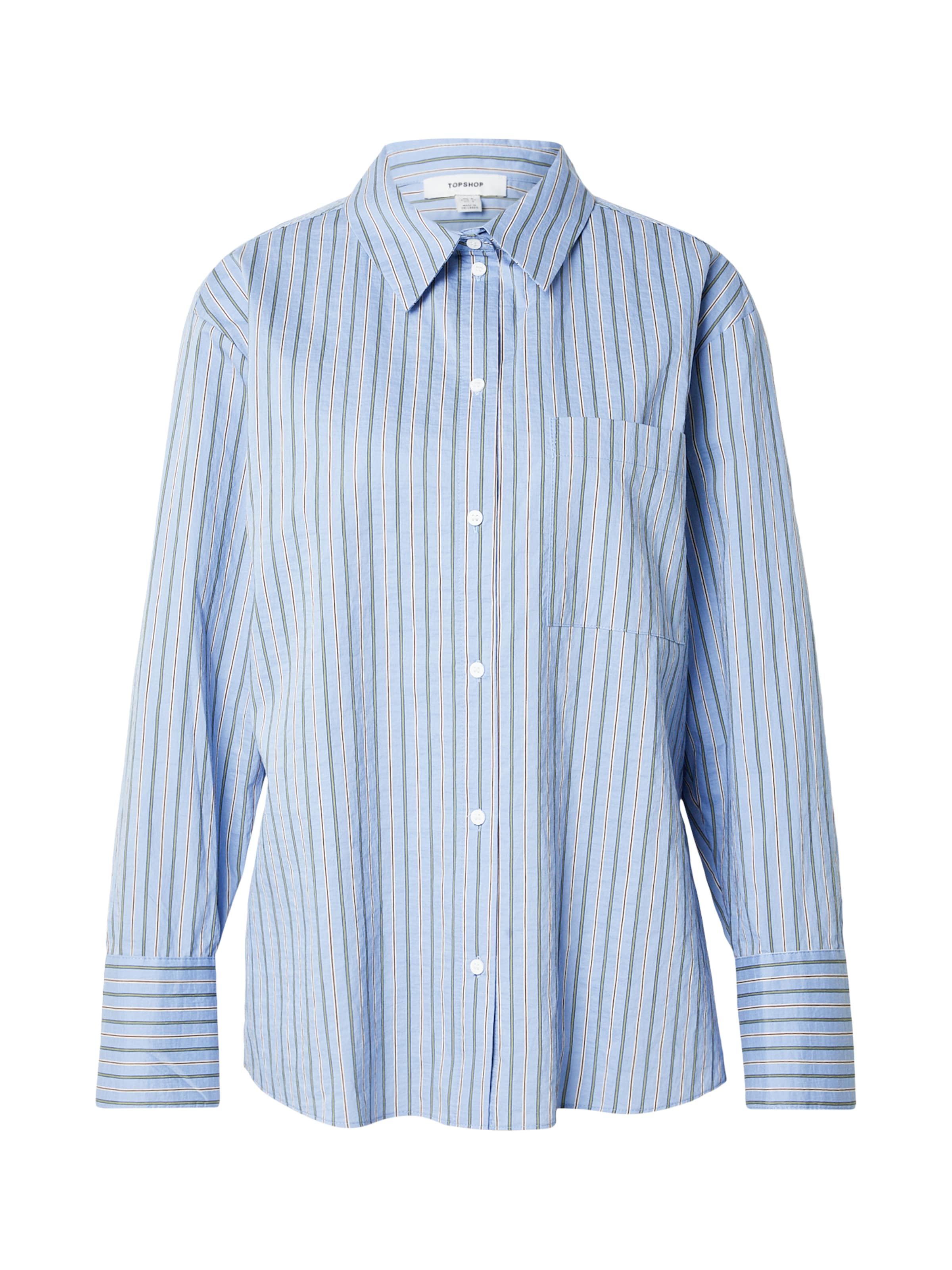 TOPSHOP Μπλούζα 'ELOUISE' σε μπλε: μπροστά