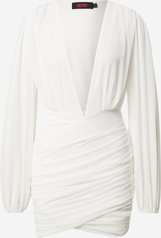 MisspapKoktel haljina - bijela boja: prednji dio