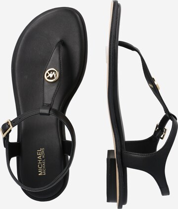 MICHAEL Michael Kors T-bar sandals 'MALLORY' in Black