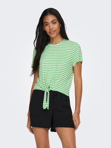 ONLY Μπλουζάκι 'BELIA' σε πράσινο: μπροστά
