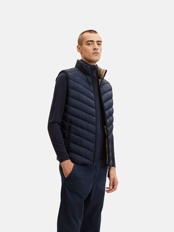 Gilet TOM TAILOR en bleu