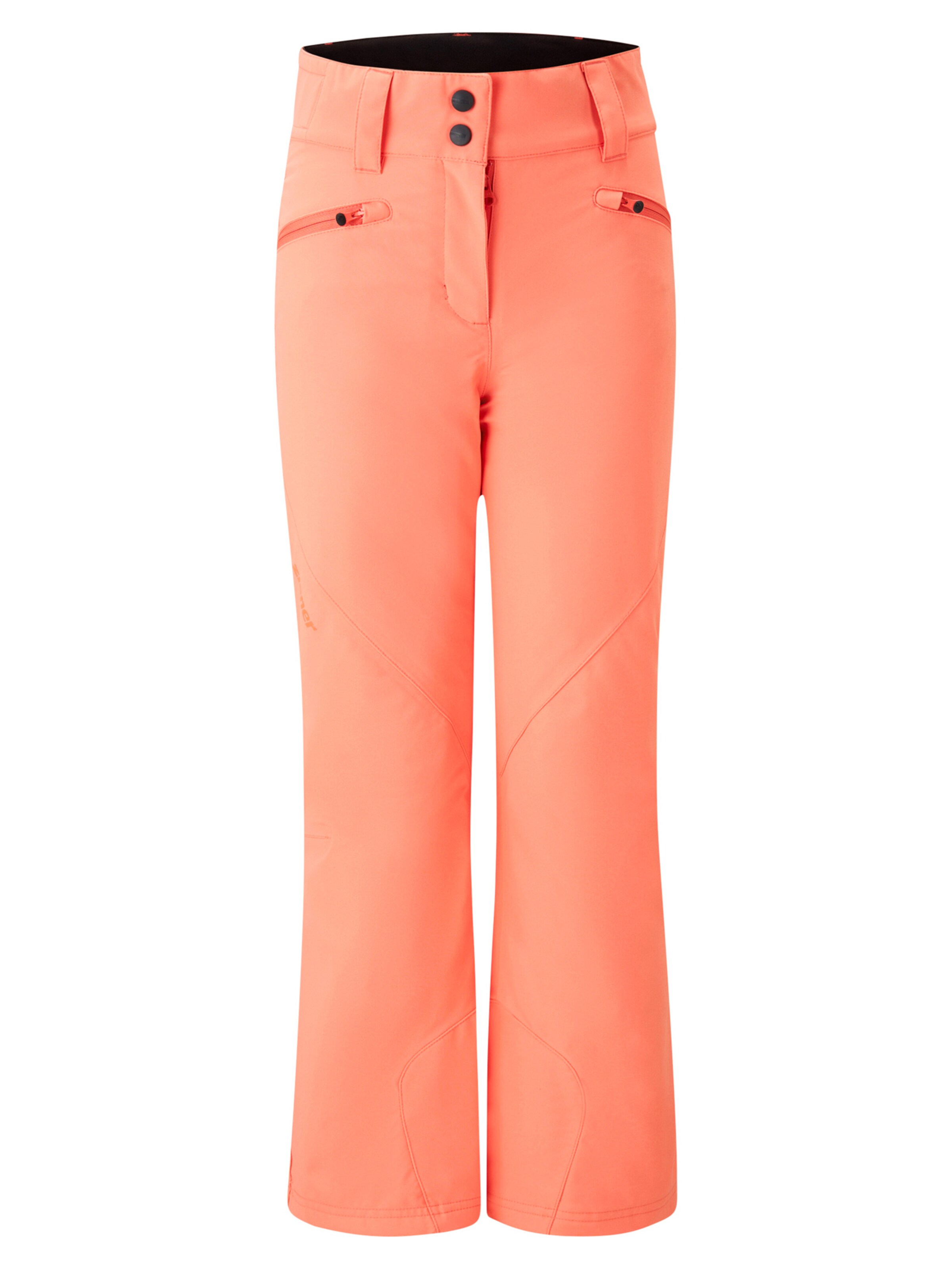 ZIENER Workout Pants 'ALIN-Z' in Orange: front
