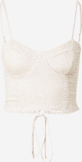 Tally Weijl Top in sand / weiß, Produktansicht