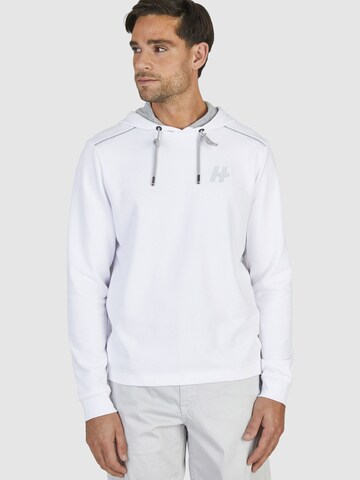 HECHTER PARIS Sweatshirt in White: front