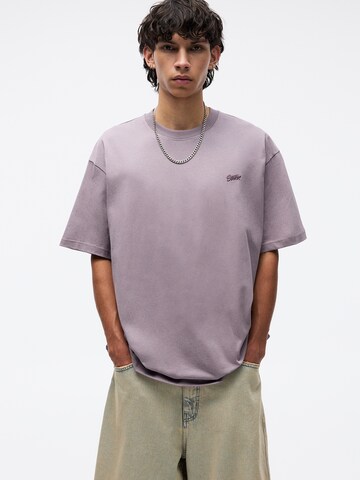 Pull&Bear Koszulka w kolorze fioletowy