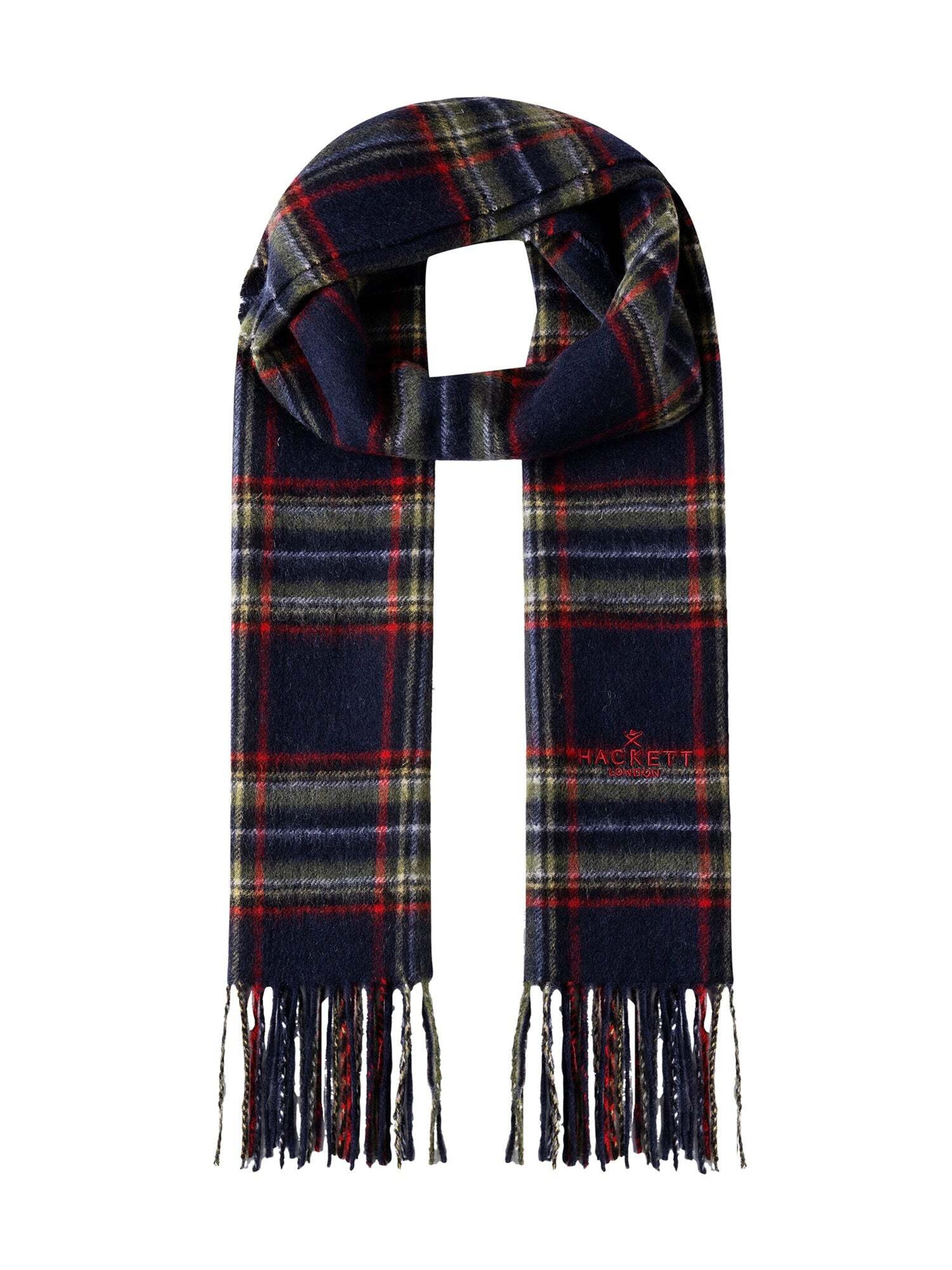 Hackett London Sjaal ' PLAID ' in Gemengde kleuren: voorkant