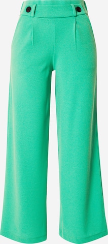 JDY Wide Leg Plissert bukse i grønn: forside