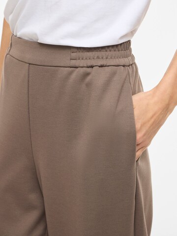 VILA Loose fit Trousers 'VIEllie' in Grey