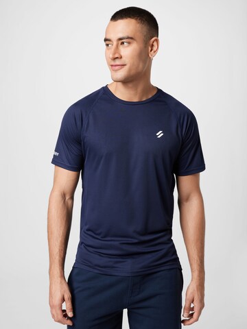 Superdry Performance Shirt in Blue: front