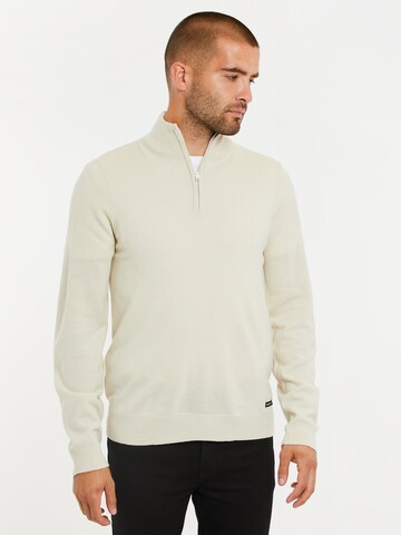 Threadbare Trui in Wit: voorkant