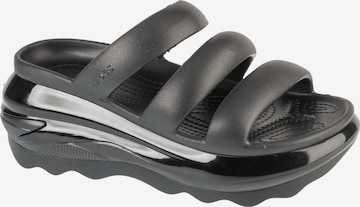 Sandales Crocs en noir : devant