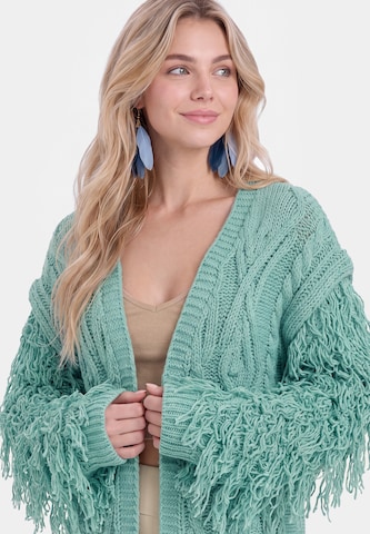 IZIA Gebreid vest in Blauw