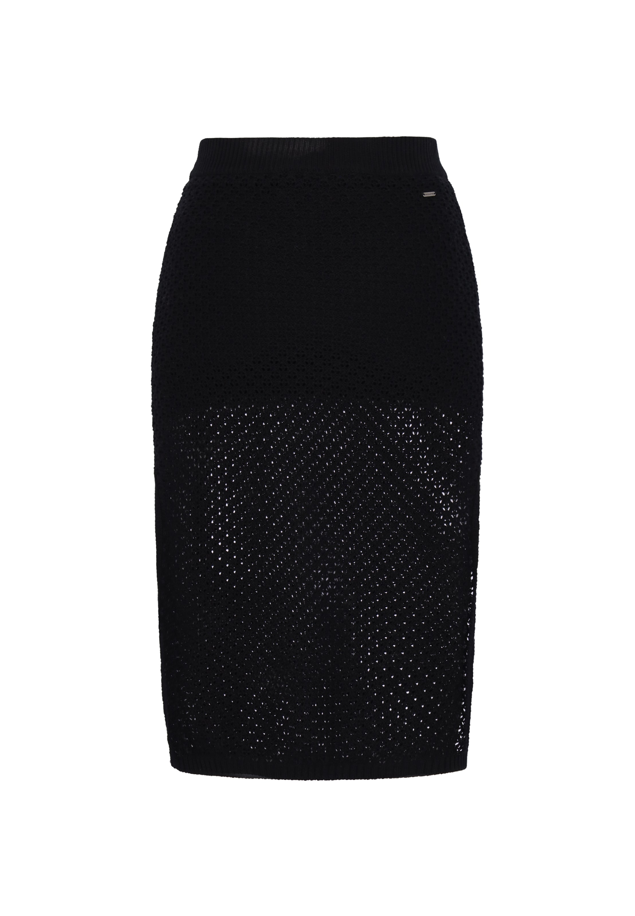 DreiMaster Vintage Rok 'Vintage' in Zwart: voorkant