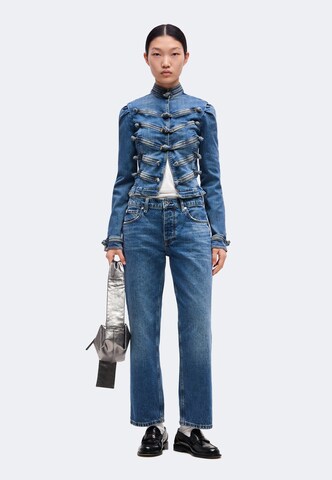 Liu Jo Ohlapna forma Kavbojke 'PANT.MAGNETIC CROPPED L.W.' | modra barva: sprednja stran
