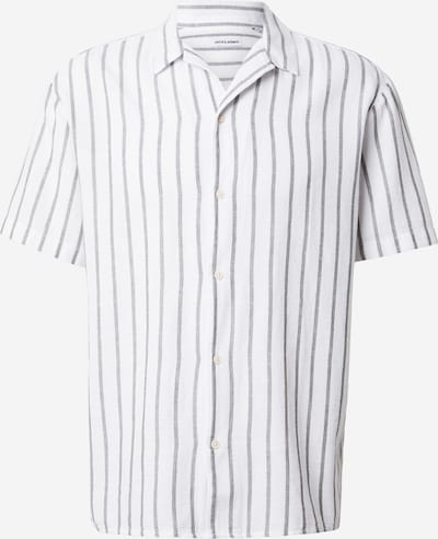 JACK & JONES Paita 'JJELIAM' värissä harmaa / valkoinen, Tuotenäkymä